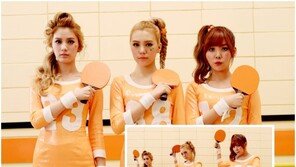 오렌지캬라멜, 인형외모로 탁구선수 변신 ‘오리무중’