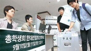 고려대 총학, 한대련 탈퇴 투표