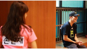  ‘체조요정’ 손연재, ‘국민훈남’ 박태환 남몰래 훔쳐보기?