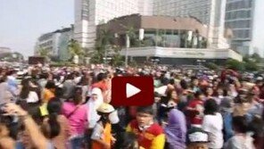 [영상] 인도네시아 초대형 플레시몹, 1000명 강남스타일