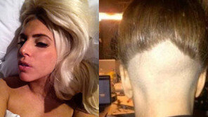 레이디 가가, 금발머리 ‘싹둑’ 삭발 ‘충격!’