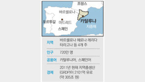 카탈루냐 대규모 독립 시위 “우리 돈으로 왜 스페인 먹여 살려야 하나”