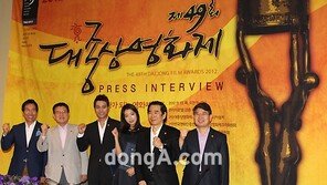 [SD포토] 주먹 불끈 쥐고… ‘대종상영화제 파이팅’