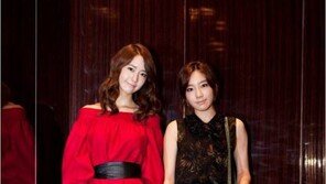 소녀시대 윤아-태연, 미니 원피스로 인형미모 뽐내