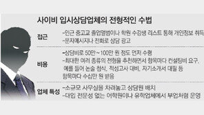 첨삭 두 줄에 430만원… 기막힌 입시컨설팅