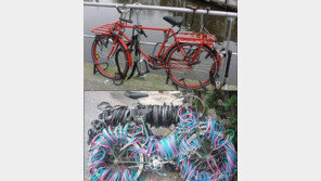 자전거 주인의 치밀함 ‘자전거 타려다 지칠 듯’