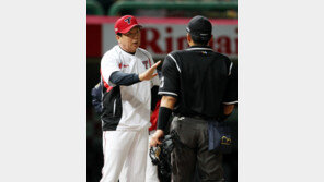 야구인생 첫 퇴장 선동열…무엇을 노렸나?