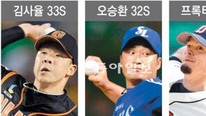 불붙은 ‘불끄기’… 세이브왕 막판 불꽃 경쟁