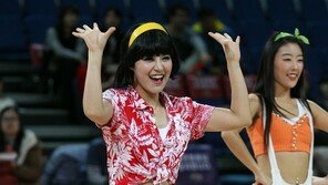 [포토] 치어리더, 파격 복고패션…앙증맞은 노출