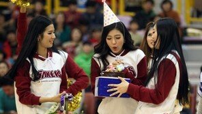 [포토] 치어리더 김연정, 23번째 생일 축하 ‘훈훈해’