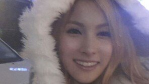 박규리 첫눈셀카, 아이같이 환한 미소