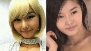 V걸 한송이, 그라비아 모델 한미나와 동일인물?