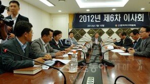 KBO 이사회는 언제쯤?