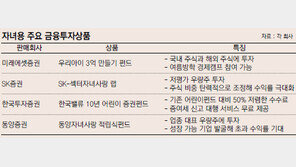 [Money&Life]학자금 마련에 재테크 교육까지… 일석이조 ‘자녀 펀드’
