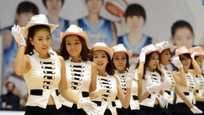 [포토] 치어리더, 단체로 극세사 각선미 ‘소녀시대 수준?’