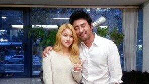 박규리 류승룡 인증샷 눈길! “얼굴 크기 차이가…”
