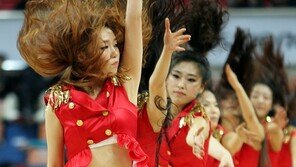 [포토] 치어리더, 강렬한 레드빛 섹시미 ‘후끈’