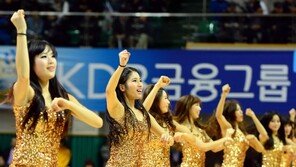 [포토] 치어리더, 역시 말춤은 단체로!