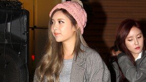 [포토] 티아라 큐리, 뼈벅지? 착시 스타킹