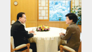 40분 회동에 달랑 1분 브리핑… 대화 내용도 ‘밀봉’?