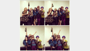 이하이, 2NE1과 파티… 샴페인 대신 우유 ‘폭소!’