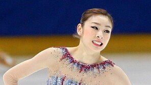 [포토] 김연아 ‘넘어져 너무 아쉽다’