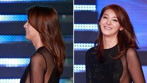 [포토] 유인영, 보일듯 말듯…살포시 가린 가슴 라인