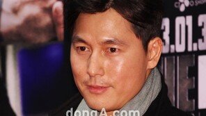 [SD포토] 정우성, 살짝 오른 볼살도 멋진 조각男