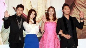 [포토] 조현재-박하선-한채영-진구, 4인4색 광고장이