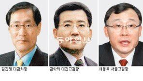 뚝심의 김진태, 친화력 김학의, 해결사 채동욱