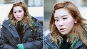 태연 출근길 포착… “우쭈쭈가 절로 나와!”