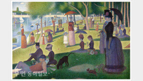 [우먼 동아일보 컬처] 이지현의 아주 쉬운 예술 이야기… 햇빛이 필요한 당신을 위해! 조르주 쇠라 ‘그랑드 자트섬의 일요일 오후’