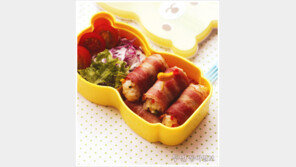 [우먼 동아일보] 야채가 듬뿍~ 고소한 ‘베이컨말이밥’