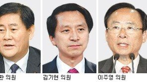 새누리 원내대표 경선 ‘친박 vs 친박’