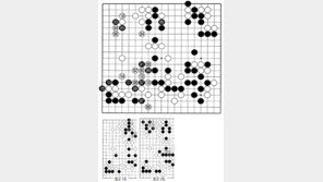 [바둑]제57기 국수전… 백, 안전한 행마