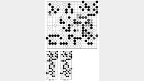 [바둑]제57기 국수전… 대형 바꿔치기, 그러나…