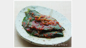 [우먼 동아일보] 향긋하고 풋풋한 깻잎김치