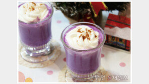 [우먼 동아일보] 맛도 좋고 몸에도 좋은~‘자색 고구마 라떼’