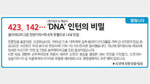 [알립니다]423, 142… 'DNA' 인턴의 비밀