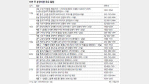 [부동산 캘린더]서울 아현동 ‘공덕자이’ 등 14곳 청약 접수