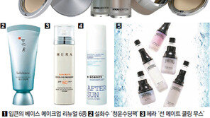 [Trend]더위에 놀란 피부 급속쿨링… 자외선 차단-보습에도 ‘쿨’