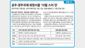 [알립니다]공주-경주국제-희망서울 '10월 스리 런'