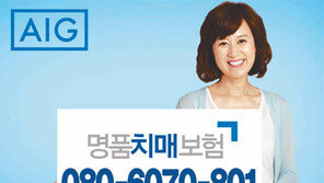 [Money&Life/이런 상품도 있었네!]AIG손해보험 ‘명품치매보험’