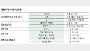 흔들리는 국립극단