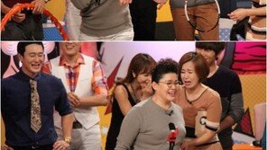 이영자 ‘녹화중단’, 테니스라켓 통과하다 복부에 걸려 ‘민망’