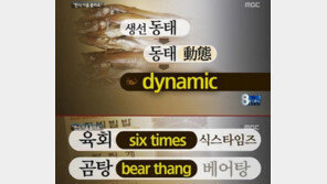 엉터리 한식 메뉴판, ‘베어탕-식스타임즈’ 듣도보도 못한 음식