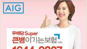 [Money&Life]AIG손해보험, 암·뇌중풍 등 보장… 건강 염려되는 중년에 꼭 필요