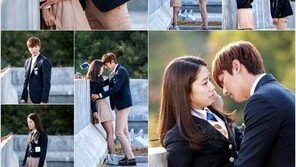 이민호-박신혜 '입막음 키스'…옥상서 숨막히는 '열연'