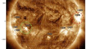 태양 흑점 3단계 폭발…항공기 승객 피폭 우려까지?
