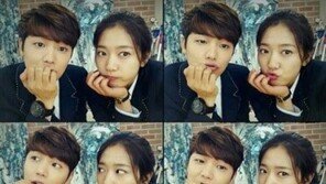 강민혁-박신혜, ‘상속자들’ 교복 셀카…“사랑과 우정 사이?”